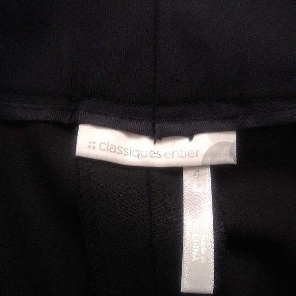 Classiques Entier wool black pants wide leg - Picture 3 of 4